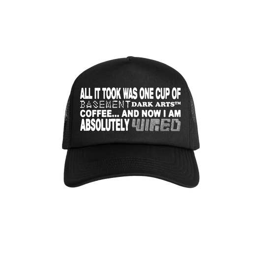 WIRED TRUCKER CAP - Black