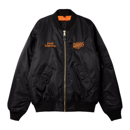 THORNS BOMBER JACKET - Black