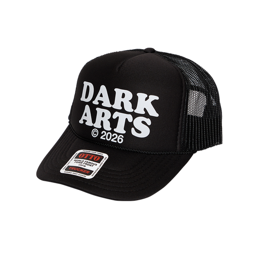 DARK ARTS TRUCKER CAP - Black