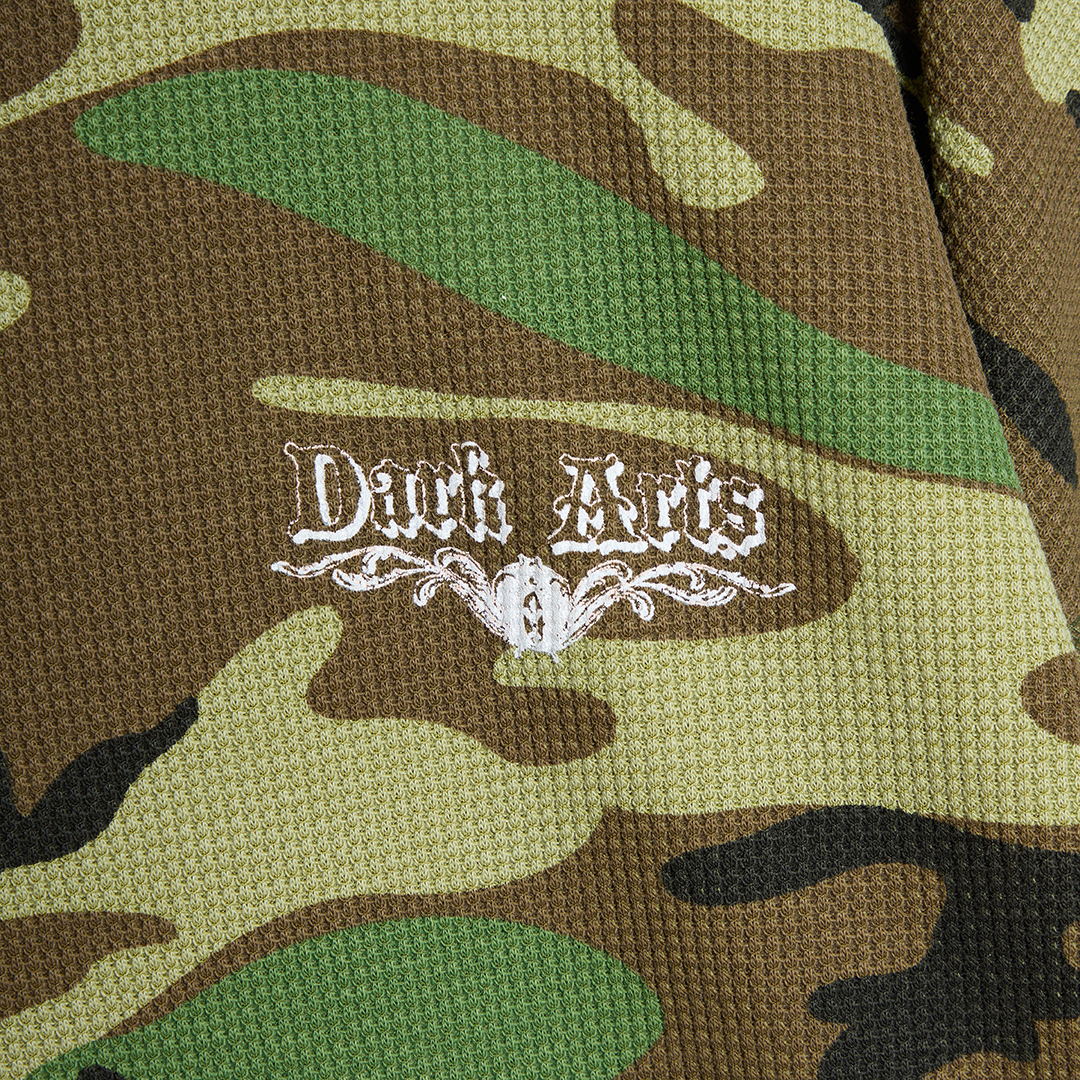 LONGSWORD WAFFLE KNIT LONG-SLEEVE - Camo